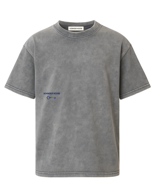 Grey Semi oversize t shirt