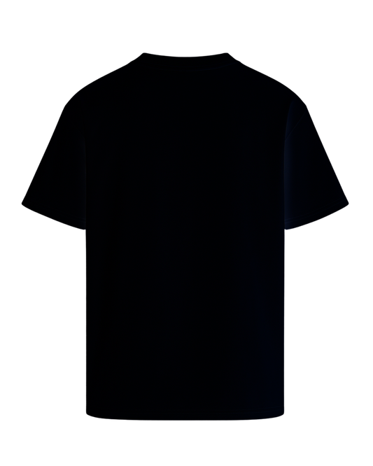 Black semi oversize t shirt