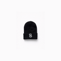 Embroidered Beanie – Black