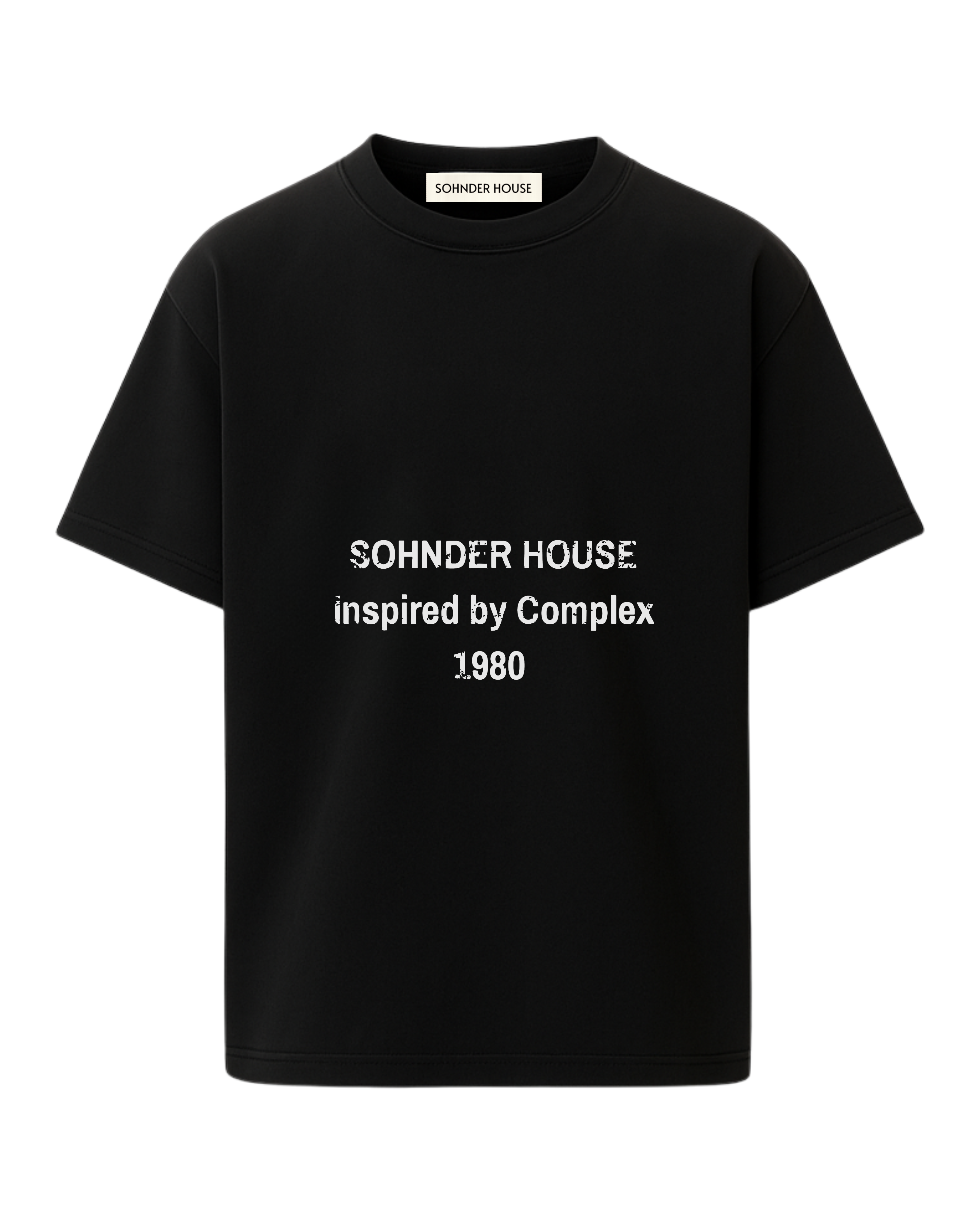 Black semi oversize t shirt