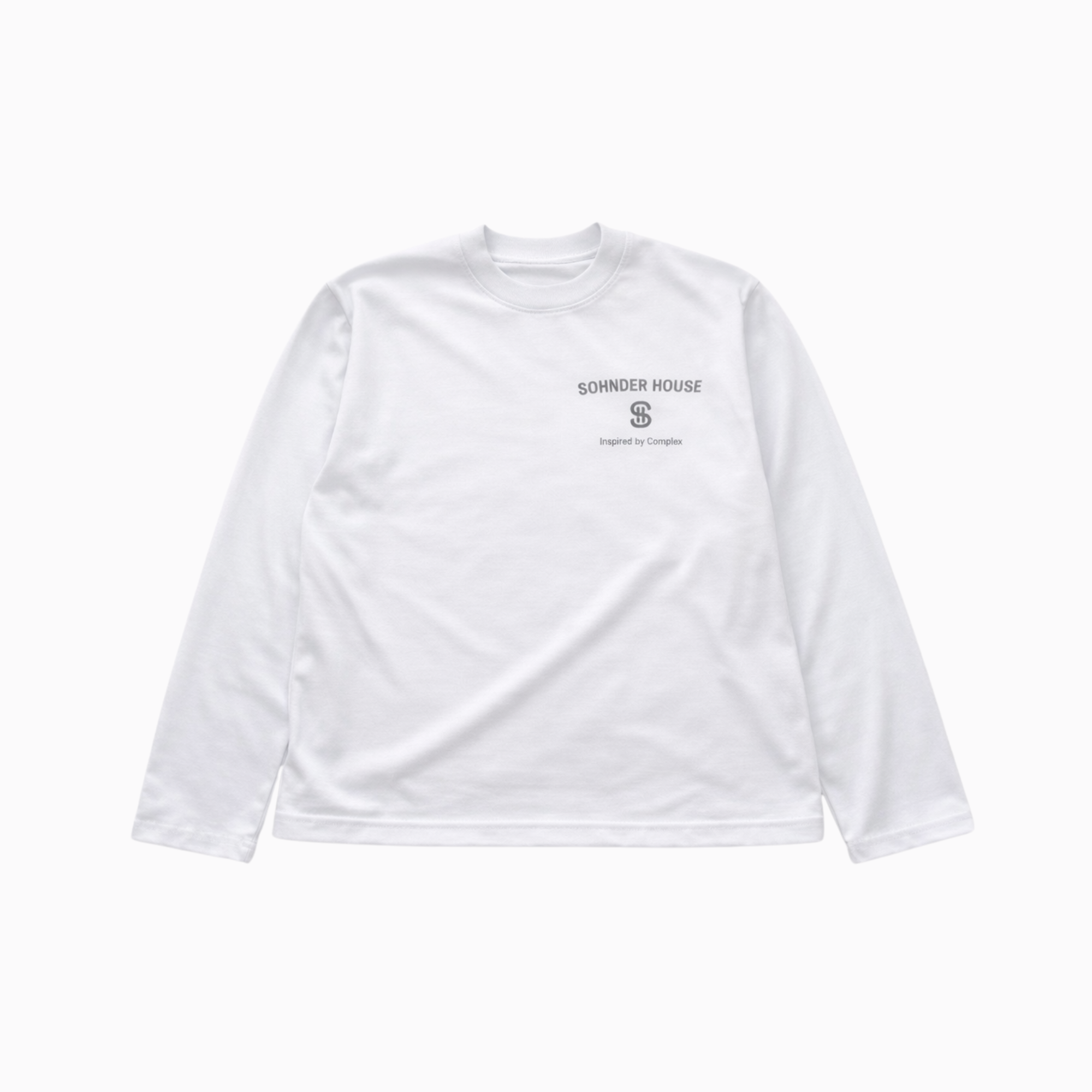 Boxy Long Sleeve Tee – White