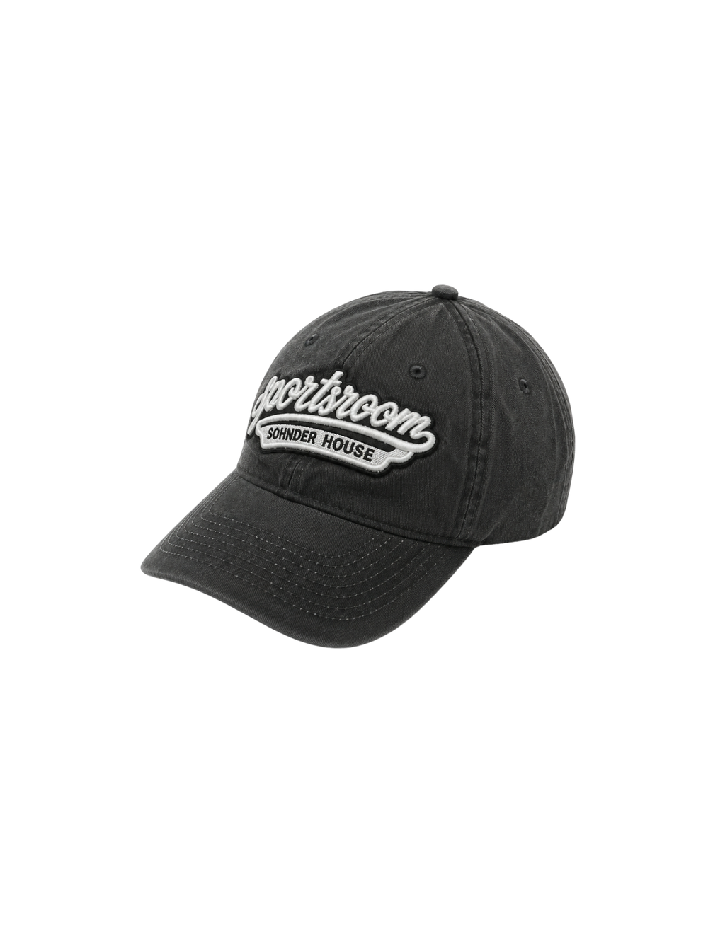 Black Sportsrooom Washed Cap
